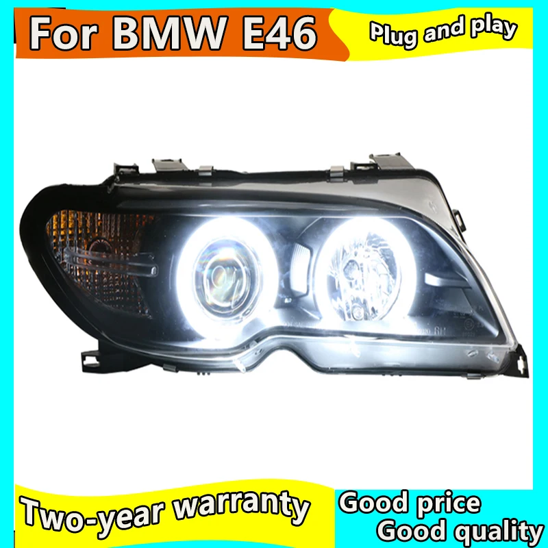 For BMW E46 Headlights 2 door style 2003-2005 Headlight For BMW 316/318/320/325/328i Double Angle Eyes HID High Low Beam Lens H7
For BMW E46 Headlights 2 door style 2003-2005 Headlight For BMW 316/318/320/325/328i Double Angle Eyes HID High Low Beam Lens H7
