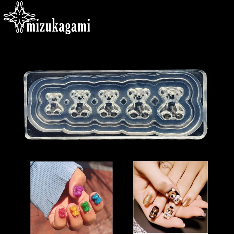 1pcs UV Resin Jewelry Liquid Silicone Mold 3D Little Bear Cartoon Resin Charms Mold For DIY Making Jewelry Nail Art Mold
1pcs UV Resin Jewelry Liquid Silicone Mold 3D Little Bear Cartoon Resin Charms Mold For DIY Making Jewelry Nail Art Mold