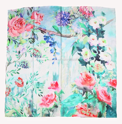 Элегантный ручной работы бренд 100% саржа Шелковый шарф TWIC-209560 
Элегантный ручной работы бренд 100% саржа Шелковый шарф TWIC-209560