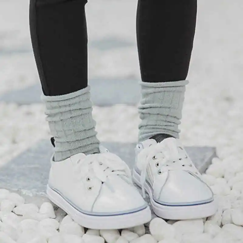 Детские длинные носки для высоких ботинок однотонные карамельные цвета гетры