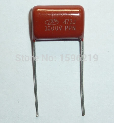20 шт. Конденсатор CBB 472 1000 В 472J 1KV 4700pF 4.7nF P15 CBB81 Металлизированный Полипропиленовый