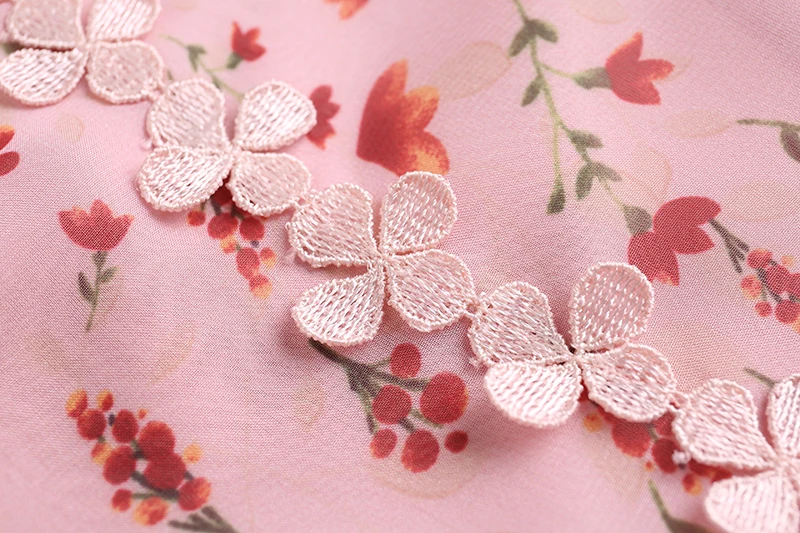 MIUXIMAO High Quality 2019 Summer Lace Dress Newest Fashion Embroidery Flower Print Eleghant Pink Casual Dress Women vestido
MIUXIMAO High Quality 2019 Summer Lace Dress Newest Fashion Embroidery Flower Print Eleghant Pink Casual Dress Women vestido