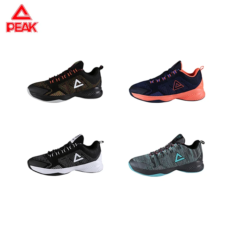 PEAK Men's Basketball Shoes Ultra Light Male Basketball Damping Sports Shoes Wearable Basketball Sneakers Men Shoes EW7207A