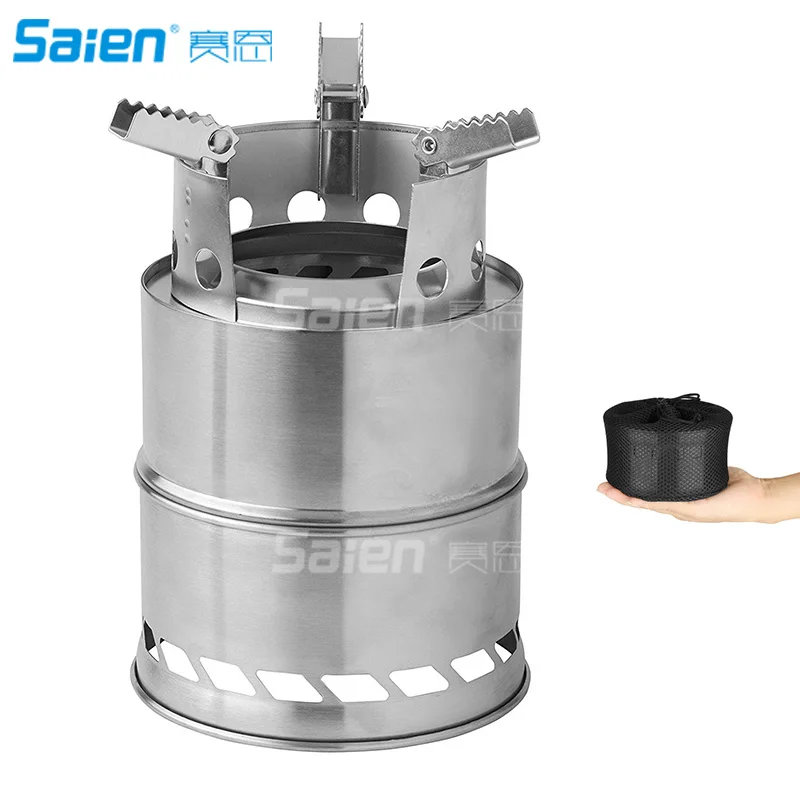 Camping Stove, Wood Stove/Backpacking Stove,Portable Stainless Steel Wood Burning Stove Nylon Carry Bag Outdoor Backpacking
Camping Stove, Wood Stove/Backpacking Stove,Portable Stainless Steel Wood Burning Stove Nylon Carry Bag Outdoor Backpacking