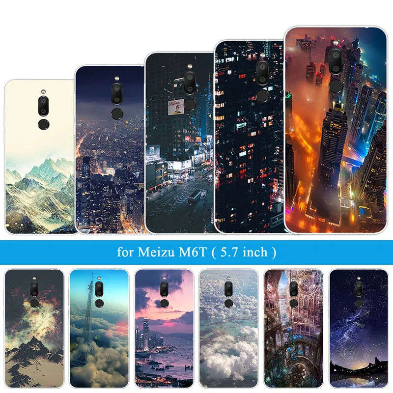 5 7 "для Meizu M6T чехол для Ночная сборка черный мобильного телефона силиконовые индивидуальные Fundas|Бамперы| |