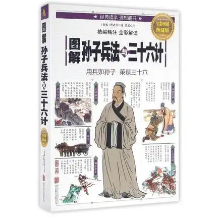 

Графический набор Sun Tzu's Art of War и тридцать шесть полных комплектов Sun Zi Bingshu оригинальный текст 36 история древние военные книги для Adullt