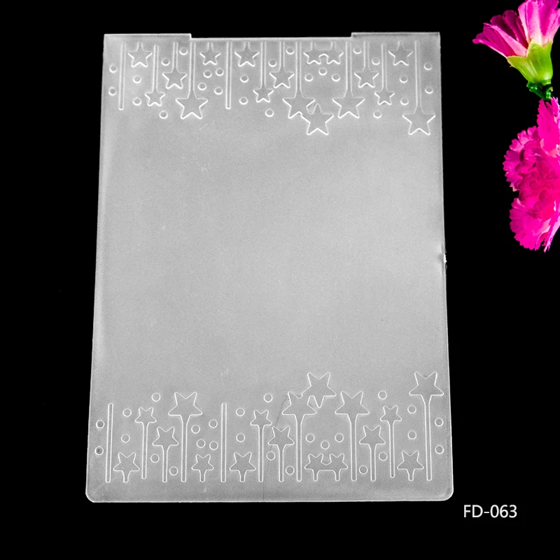 AZSG Stars Design Plastic Embossing Folders for DIY Scrapbooking Paper Craft/Card Making Decora Template Cutting dies
AZSG Stars Design Plastic Embossing Folders for DIY Scrapbooking Paper Craft/Card Making Decora Template Cutting dies