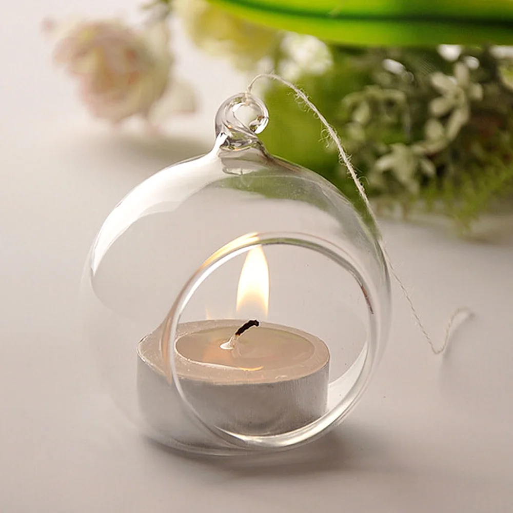 Behogar 4pcs/Set Dia 6cm Hanging Glass Tealight Candle Votive Holders Glass Terrarium Home Decor Indoor Garden DIY Gifts
Behogar 4pcs/Set Dia 6cm Hanging Glass Tealight Candle Votive Holders Glass Terrarium Home Decor Indoor Garden DIY Gifts