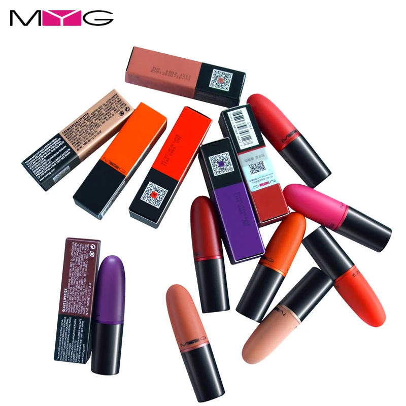 MYG 9 цветов матовая фотовспышка водонепроницаемая длинная фотовспышка|makeup lip