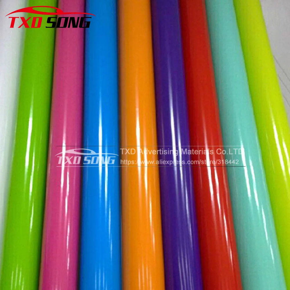 1.52*30M/Roll Glossy Vinyl Sticker Glossy car wrapping film with air free bubbles By free shipping
1.52*30M/Roll Glossy Vinyl Sticker Glossy car wrapping film with air free bubbles By free shipping