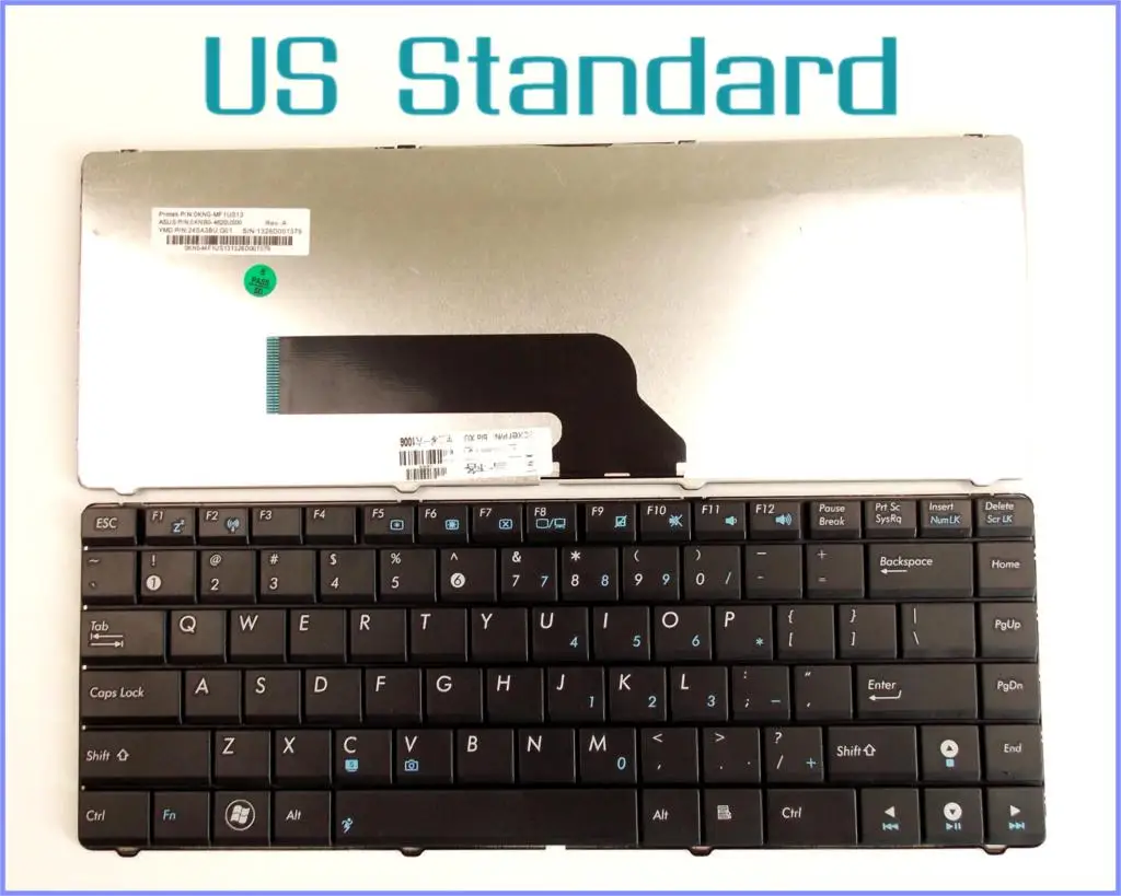 Английская версия клавиатуры для ноутбука ASUS A41E P81IJ P81J P80VC P80Q K401p K401 K40AC A41I A411 X87Q X8E