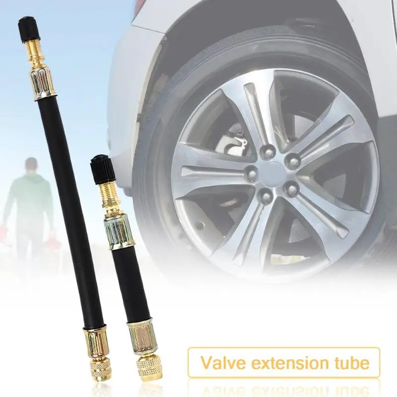 100/140/190MM Valve Caps Flexible Rubber Hose Car Wheel Valve Stem Tire Valve Extension with Cap Universal Tire Valve Extension
100/140/190MM Valve Caps Flexible Rubber Hose Car Wheel Valve Stem Tire Valve Extension with Cap Universal Tire Valve Extension