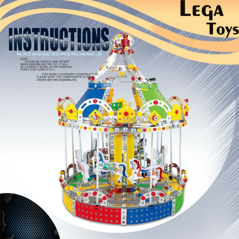 2015 New Luxury 3D Metal Puzzle Swivel Carousel With Light And Music DIY Juguetes For Children Birthday/Christmas/New Year gift
2015 New Luxury 3D Metal Puzzle Swivel Carousel With Light And Music DIY Juguetes For Children Birthday/Christmas/New Year gift