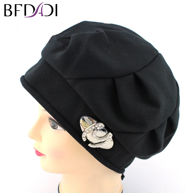 BFDADI/2020 новые модные зимние шляпы для женщин вязаная шапка женская шерстяная