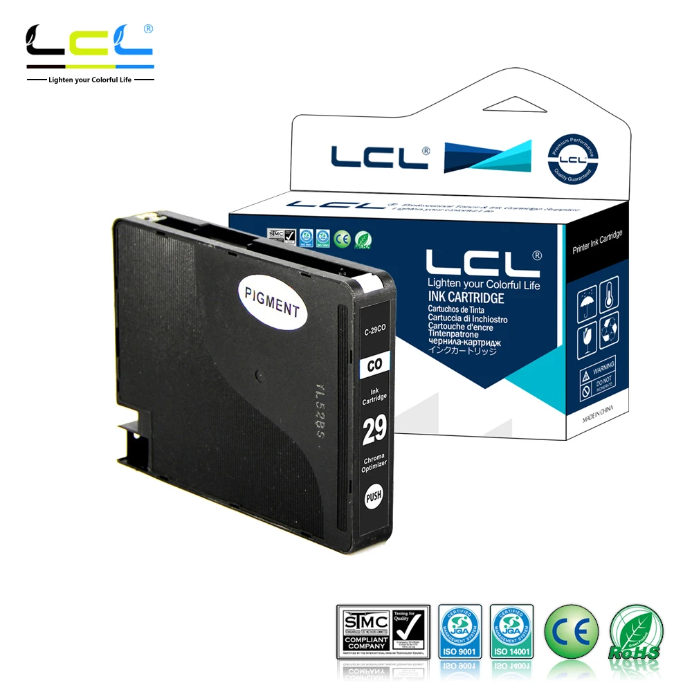 LCL PGI-29 PGI-29CO PGI-29DGY PGI-29LGY Ink Cartridge Compatible for Canon PIXMA Pro-1
LCL PGI-29 PGI-29CO PGI-29DGY PGI-29LGY Ink Cartridge Compatible for Canon PIXMA Pro-1