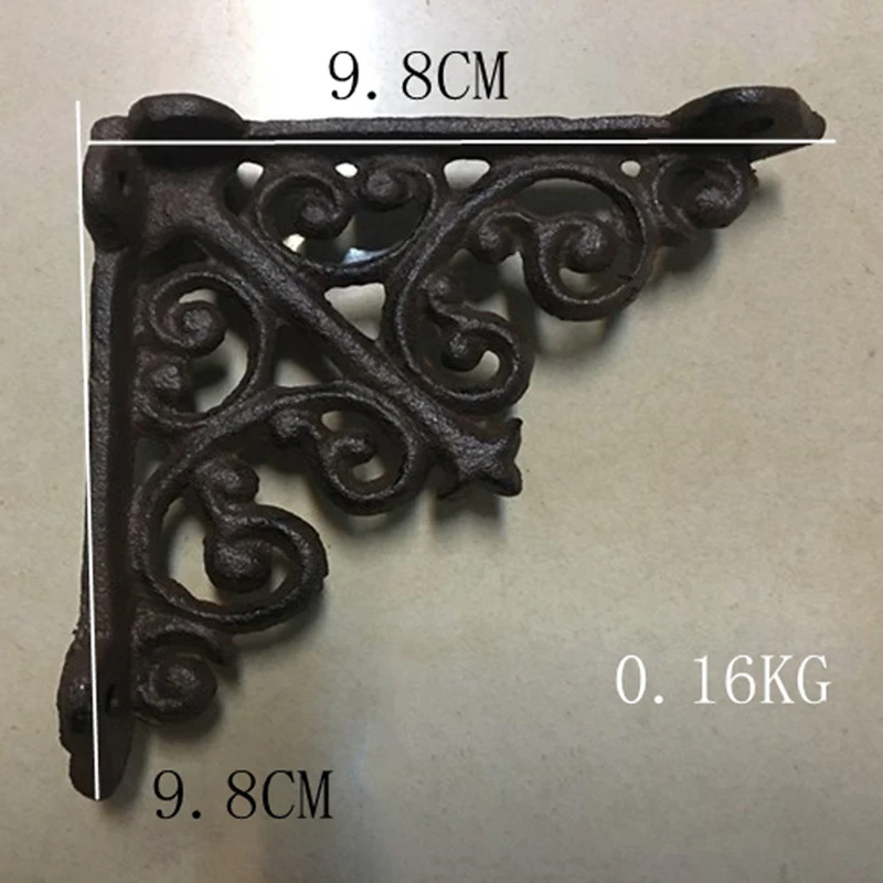2pcs/ One Pair Antique Cast Iron Wall Mounted Support Display Holder Heavy Duty Metal Shelf Brackets Home Decor
2pcs/ One Pair Antique Cast Iron Wall Mounted Support Display Holder Heavy Duty Metal Shelf Brackets Home Decor
