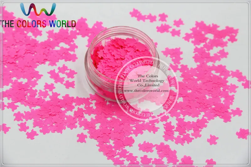 Solvent Resistant Neon Carmine Color Turtle Animal Shape Glitter for Nail Polish and DIY decoration 1Pack =50g
Solvent Resistant Neon Carmine Color Turtle Animal Shape Glitter for Nail Polish and DIY decoration 1Pack =50g