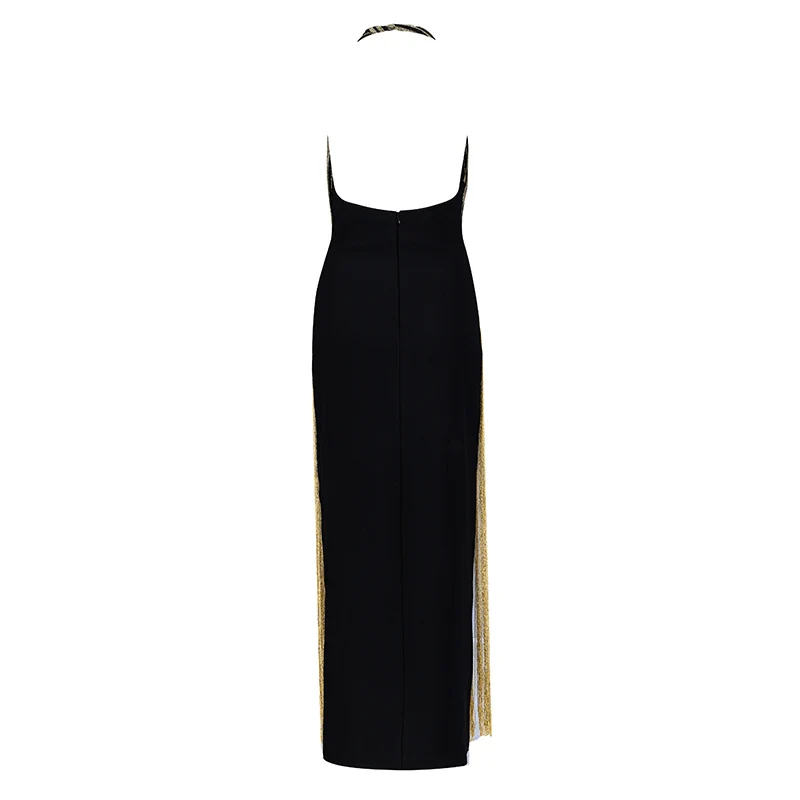 Beateen 2019 Summer New Sexy Plunge Deep V Halter Sleeveless Backless Split Fringe Women Party Tassel Maxi Dress
Beateen 2019 Summer New Sexy Plunge Deep V Halter Sleeveless Backless Split Fringe Women Party Tassel Maxi Dress