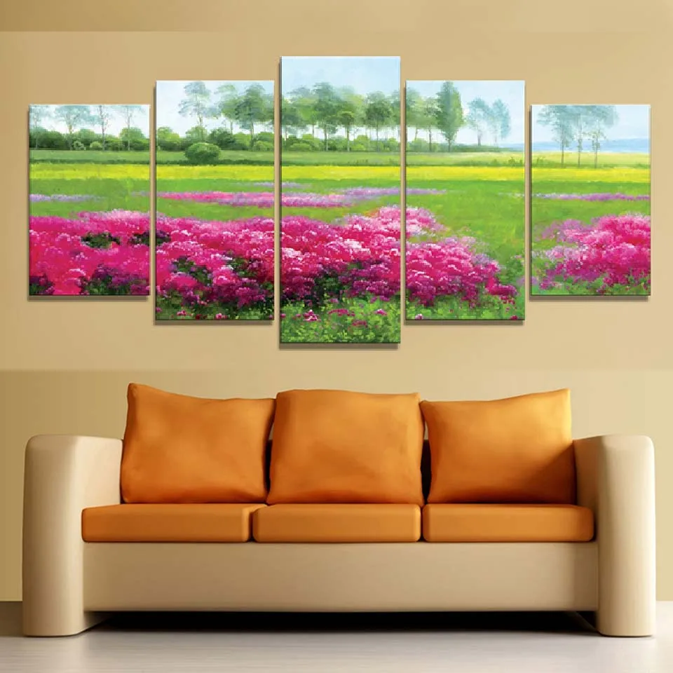 Wall Art Home Decoration Canvas Poster 5 Panel Flowers Landscape For Living Room HD Printed Pictures Modern Painting Frame
Wall Art Home Decoration Canvas Poster 5 Panel Flowers Landscape For Living Room HD Printed Pictures Modern Painting Frame