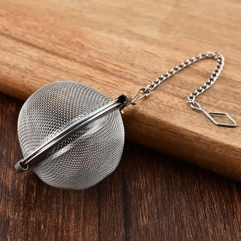 New Stainless Steel Sphere Locking Spice Tea Ball Strainer Mesh Infuser tea strainer Filter infusor LX5935
New Stainless Steel Sphere Locking Spice Tea Ball Strainer Mesh Infuser tea strainer Filter infusor LX5935