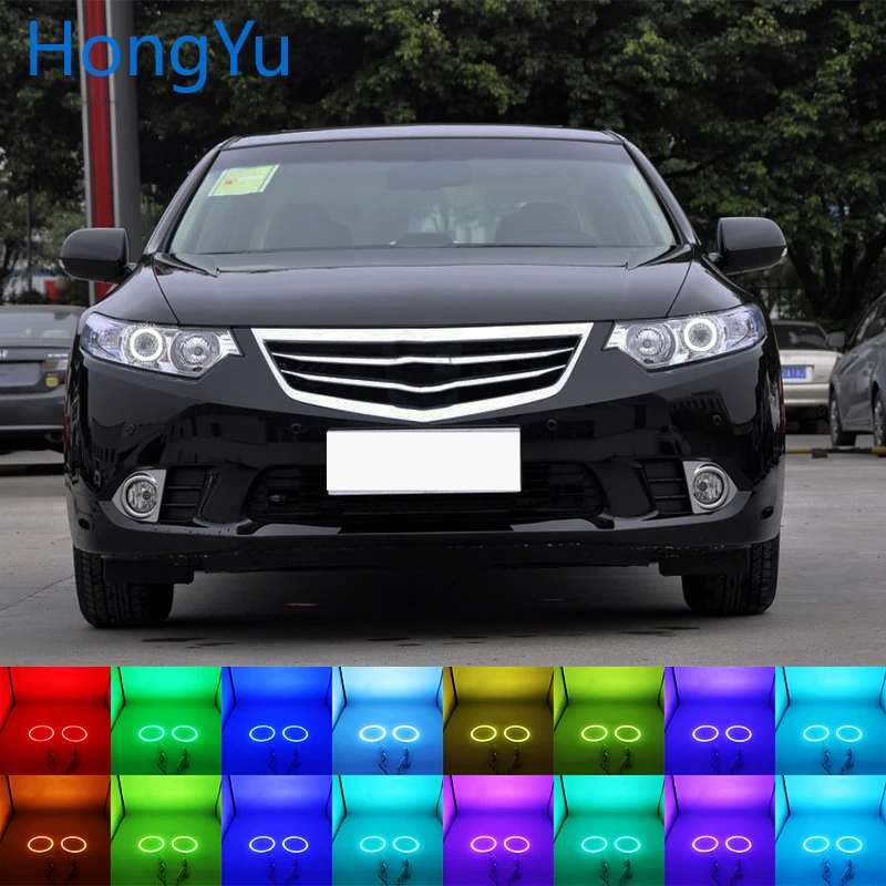 Latest Headlight Multi-color RGB LED Angel Eyes Halo Ring Eye DRL RF Remote Control for Honda SPIRIOR 2009 - 2013 Accessories
Latest Headlight Multi-color RGB LED Angel Eyes Halo Ring Eye DRL RF Remote Control for Honda SPIRIOR 2009 - 2013 Accessories