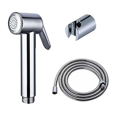 Toilet Hand Held Bidet Sprayer kit with 1.2m Hose and ABS Bracket Holder Chrome Finished
Toilet Hand Held Bidet Sprayer kit with 1.2m Hose and ABS Bracket Holder Chrome Finished