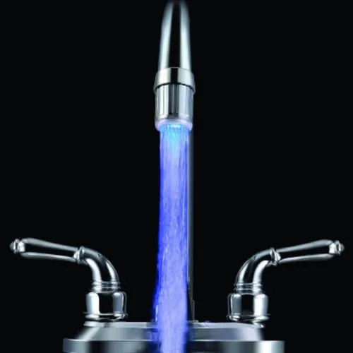 1pcs 7 Color Glow No battery Automatic Temperature Sensor Shower LED Light Water Faucet Tap wholesale Dropshipping | Дом и сад
