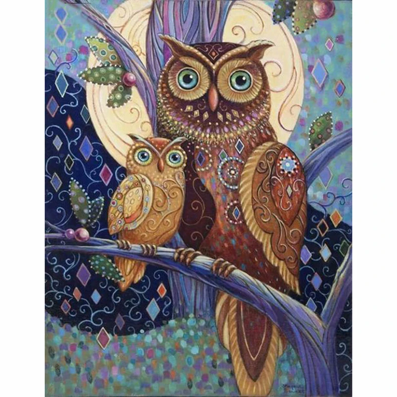 Full Square/Round DIY Diamond Embroidery Owl family 5D Diamond Painting Rhinestone Mosaic Decor HYY
Full Square/Round DIY Diamond Embroidery Owl family 5D Diamond Painting Rhinestone Mosaic Decor HYY