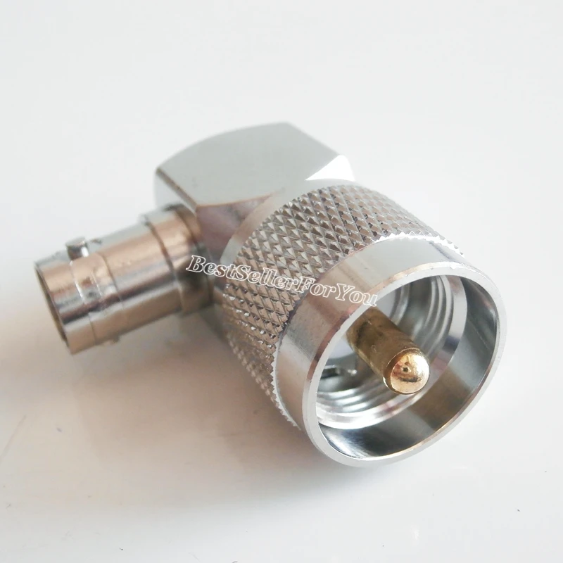 1Pcs UHF PL259 male PL-259 Plug to BNC female jack right angle RF adapter connector
1Pcs UHF PL259 male PL-259 Plug to BNC female jack right angle RF adapter connector