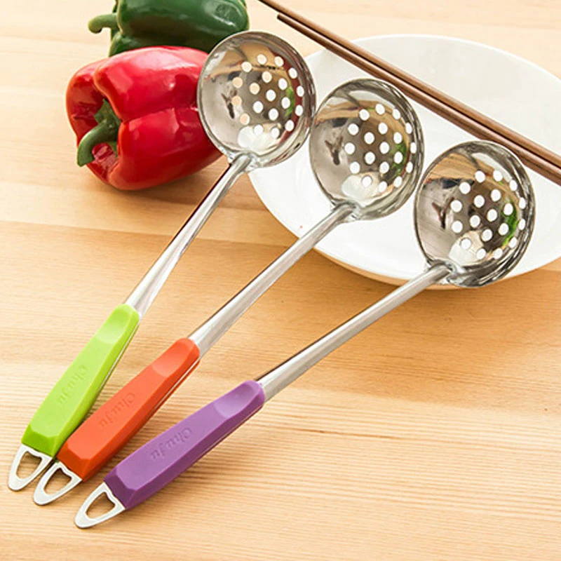 Stainless Steel Long Handle Spoon Colander Hot Pot Ramen Soup Ladle Korean Noodles Scoop Kitchen Tableware Cooking Utensils
Stainless Steel Long Handle Spoon Colander Hot Pot Ramen Soup Ladle Korean Noodles Scoop Kitchen Tableware Cooking Utensils