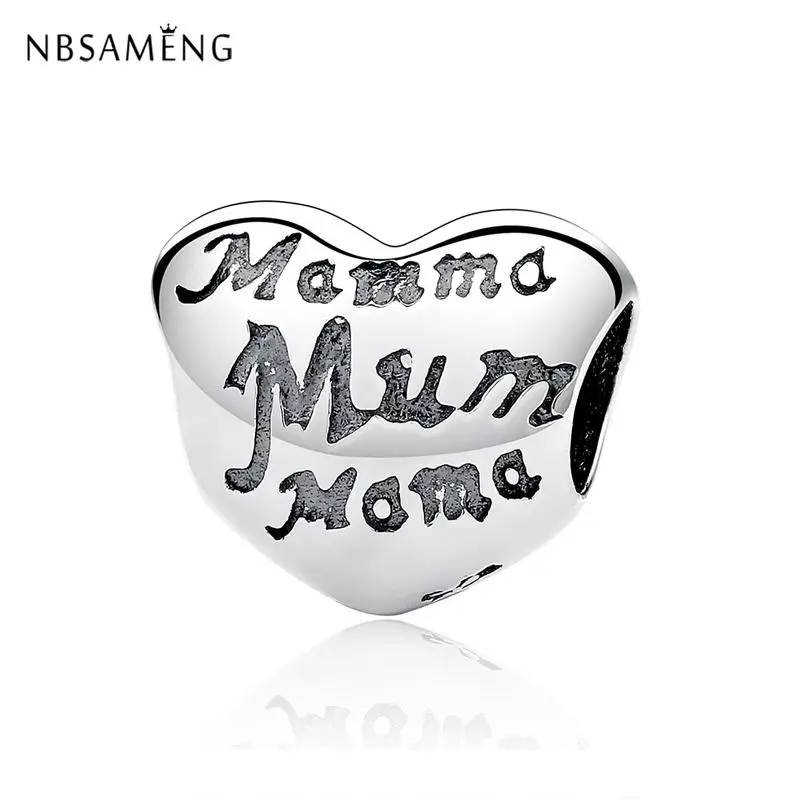 Authentic 925 Sterling Silver Beads Vintage Mothers Heart Love Charms Bead Fit Women Bracelets & Necklace Diy Jewelry
Authentic 925 Sterling Silver Beads Vintage Mothers Heart Love Charms Bead Fit Women Bracelets & Necklace Diy Jewelry