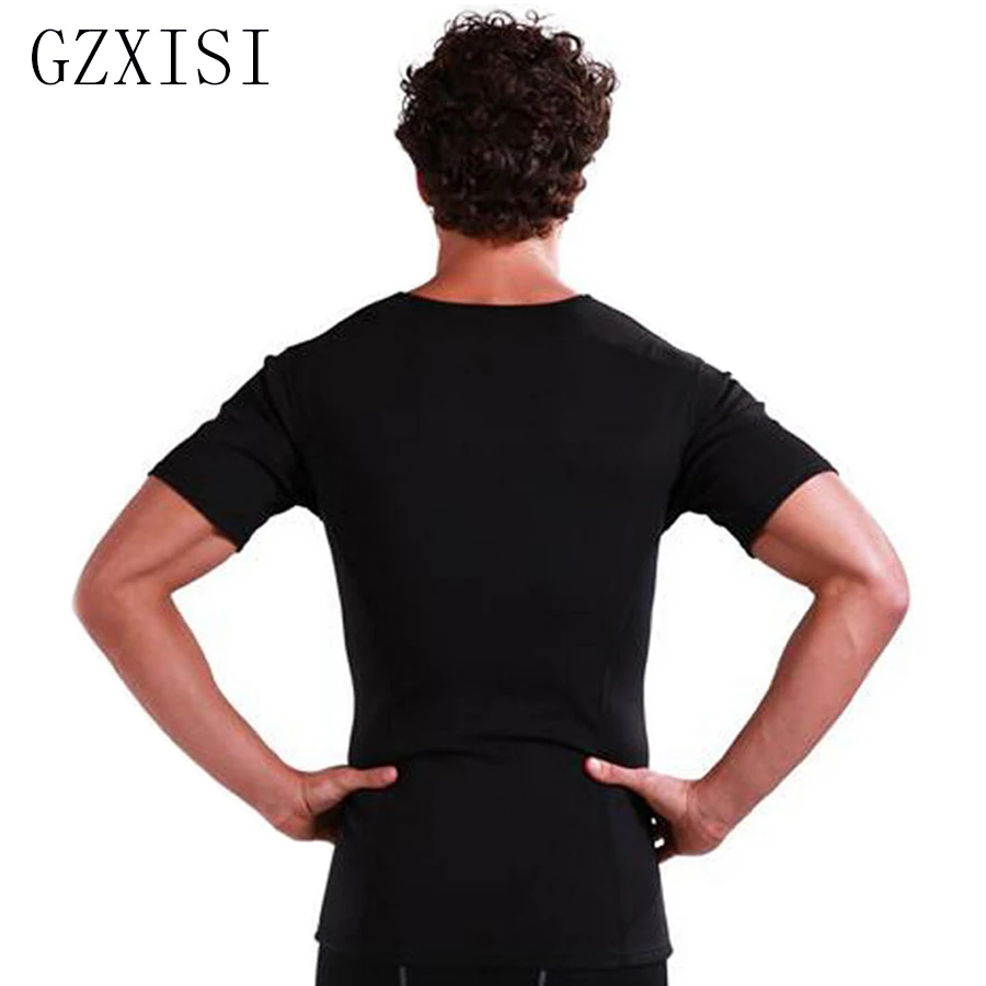 Men's Thermal Body Shaper Slimming Shirt Sweat Compression Slim Shirt Neoprene Waist Trainer Breathable Slim V-neck T-Shirt
Men's Thermal Body Shaper Slimming Shirt Sweat Compression Slim Shirt Neoprene Waist Trainer Breathable Slim V-neck T-Shirt