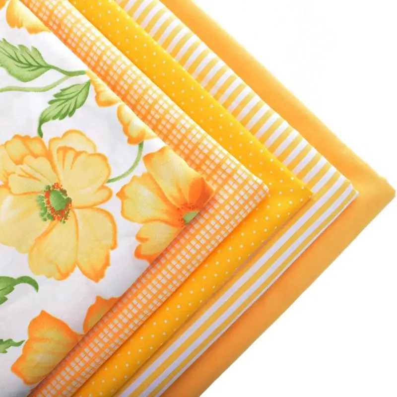 Cotton Fabric Tissue For Needlework Sewing Material Hometextile For Sheet Dress Cushion Doll Bags For 5pcs Yellow 40cmx50cm
Cotton Fabric Tissue For Needlework Sewing Material Hometextile For Sheet Dress Cushion Doll Bags For 5pcs Yellow 40cmx50cm