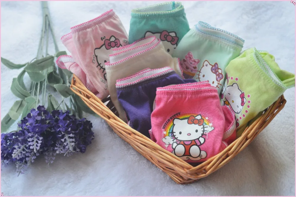 Коллекция 2016 года Calcinha Infantil 6 шт./лот нижнее белье для девочек трусики короткие