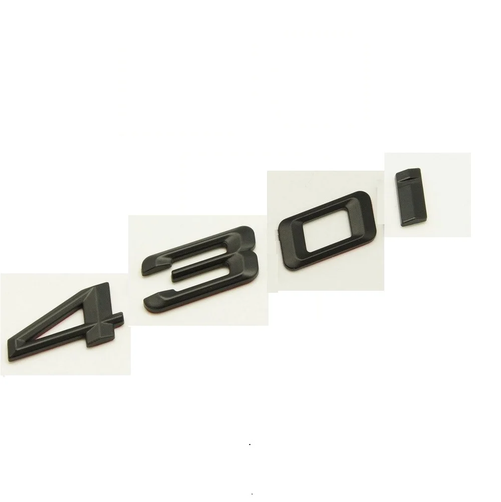 Matte Black ABS Number Letters Word Car Trunk Badge Emblem Letter Decal Sticker for BMW 4 Series 430i
Matte Black ABS Number Letters Word Car Trunk Badge Emblem Letter Decal Sticker for BMW 4 Series 430i