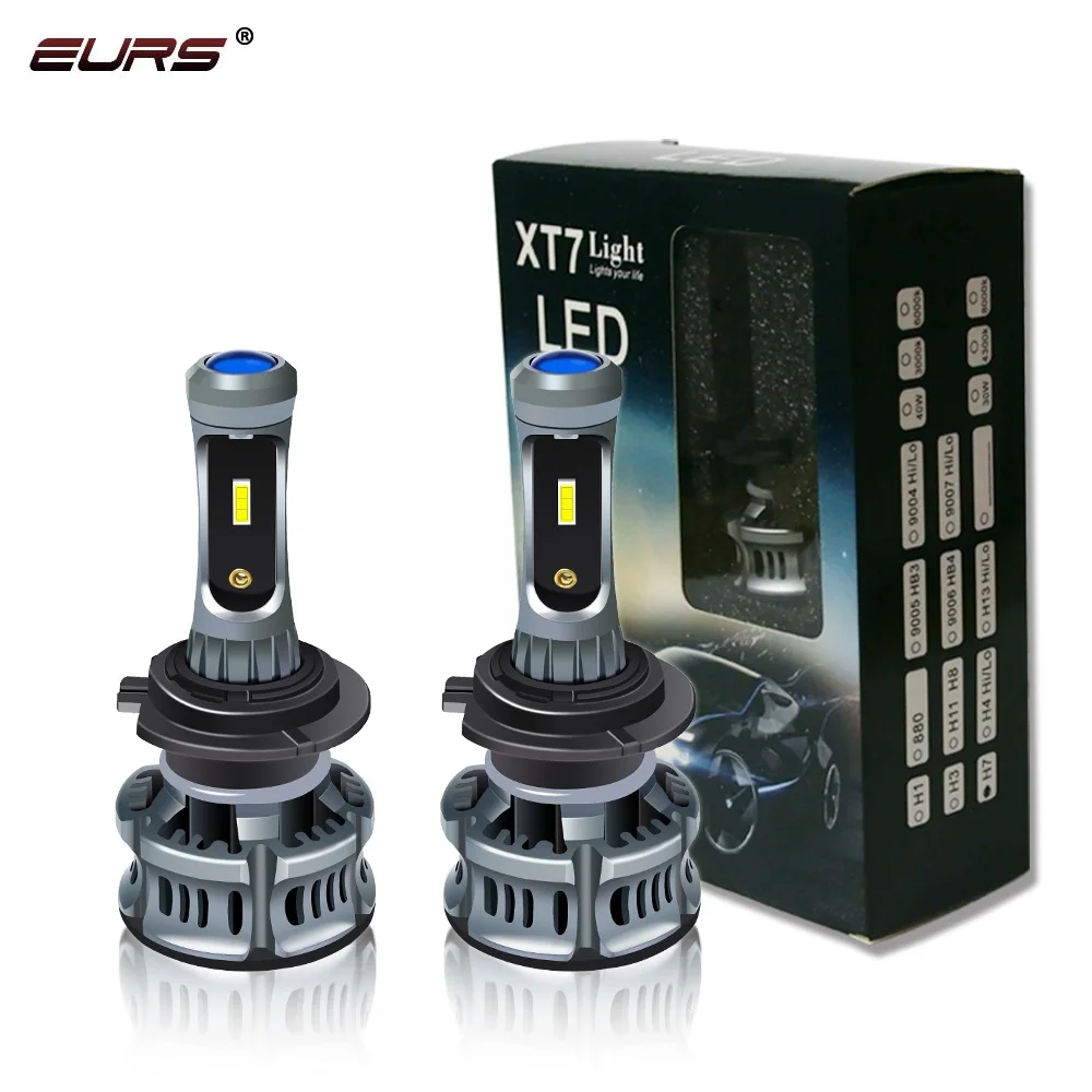 Светодиодные лампы для автомобильных фар EURS, H7, H1, H3, H4, H11, H8, CAN-шина без ошибок, Hb4, Hb3, 9005, 9006, светодиодные противотуманные фары 5202, 9012 k, 6500k
Светодиодные лампы для автомобильных фар EURS, H7, H1, H3, H4, H11, H8, CAN-шина без ошибок, Hb4, Hb3, 9005, 9006, светодиодные противотуманные фары 5202, 9012 k, 6500k