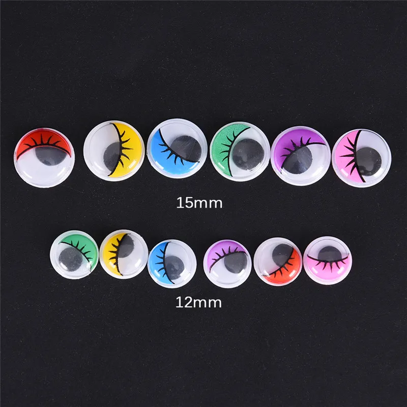 100Pcs Coloured Eyelashes Wiggly Wobbly Googly Eyes Lash For DIY Craft Decor Multicolor Eyelashes Component
100Pcs Coloured Eyelashes Wiggly Wobbly Googly Eyes Lash For DIY Craft Decor Multicolor Eyelashes Component