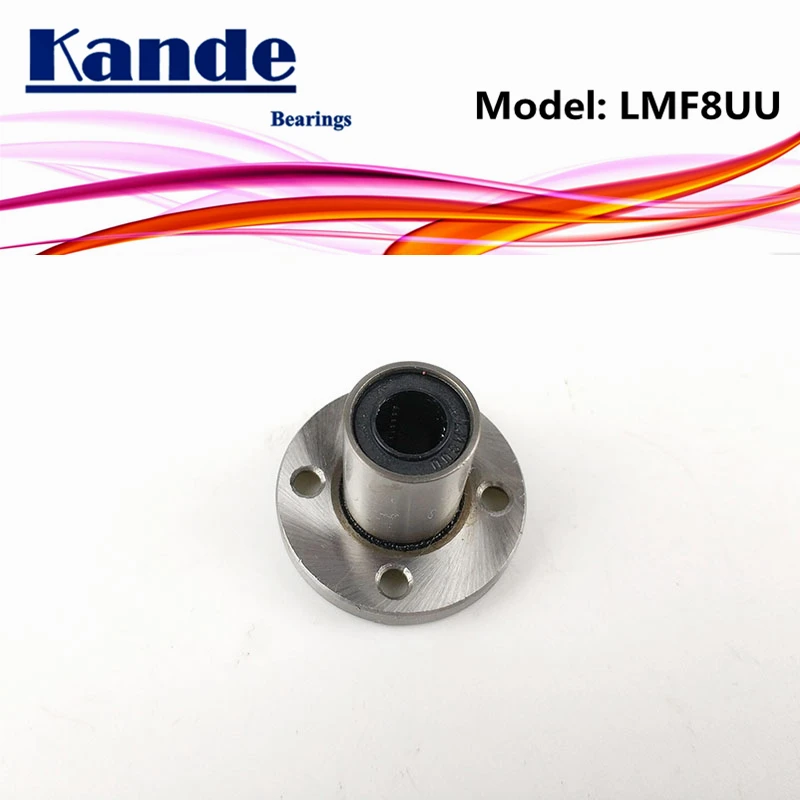 Подшипники Kande LMF8UU 4 шт./лот LMF8 UU, Круглый фланцевый Линейный шарикоподшипник 8 мм LMF8
Подшипники Kande LMF8UU 4 шт./лот LMF8 UU, Круглый фланцевый Линейный шарикоподшипник 8 мм LMF8
