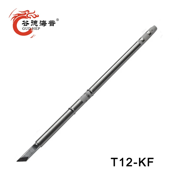 Паяльное жало gudhb T12-KF, набор для паяльной станции T12, сменные наконечники для паяльника, Тип ножа
Паяльное жало gudhb T12-KF, набор для паяльной станции T12, сменные наконечники для паяльника, Тип ножа
