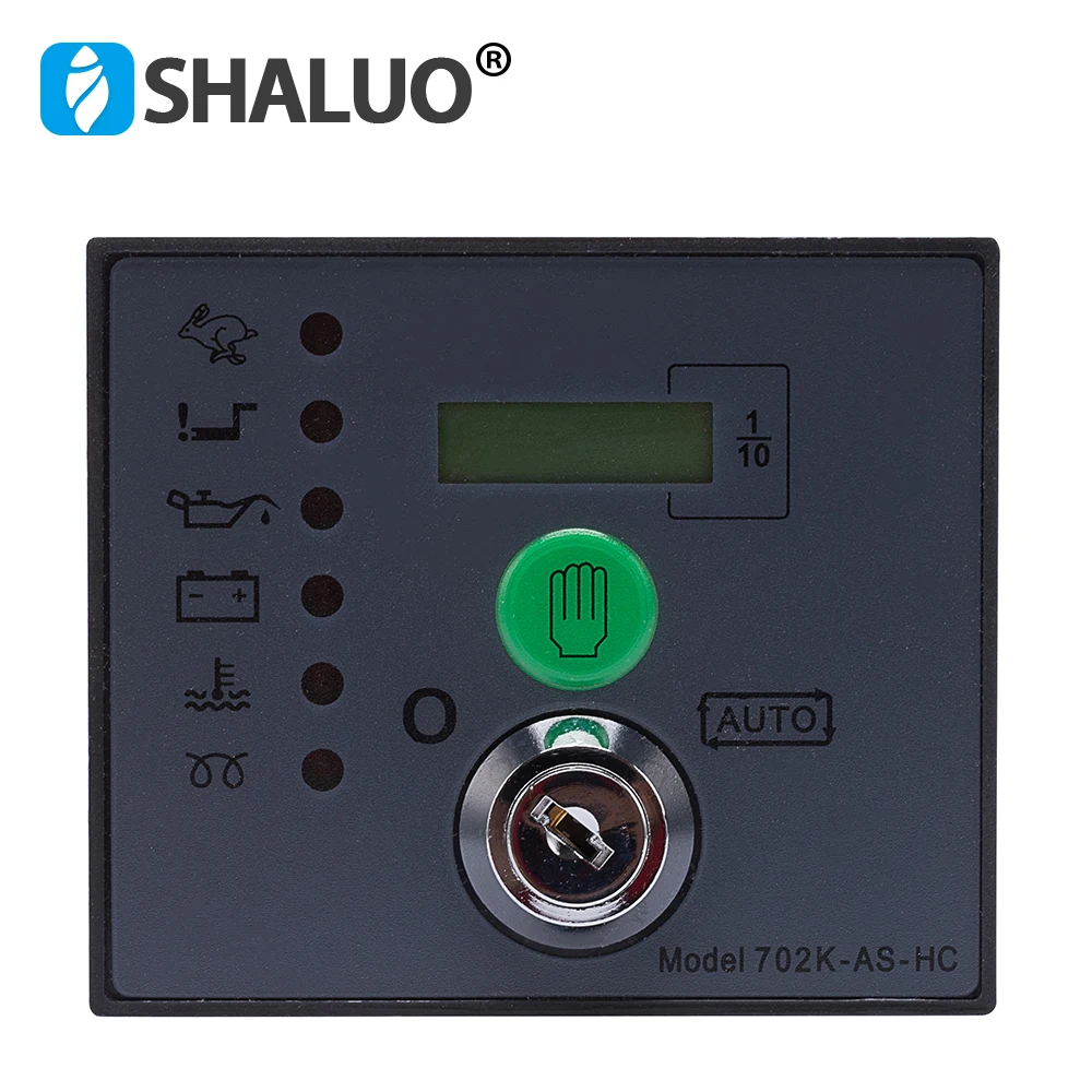 702 Auto start Generator Control Module Controller Key Start Panel diesel brush brushless genset electronic control board 702AS
702 Auto start Generator Control Module Controller Key Start Panel diesel brush brushless genset electronic control board 702AS