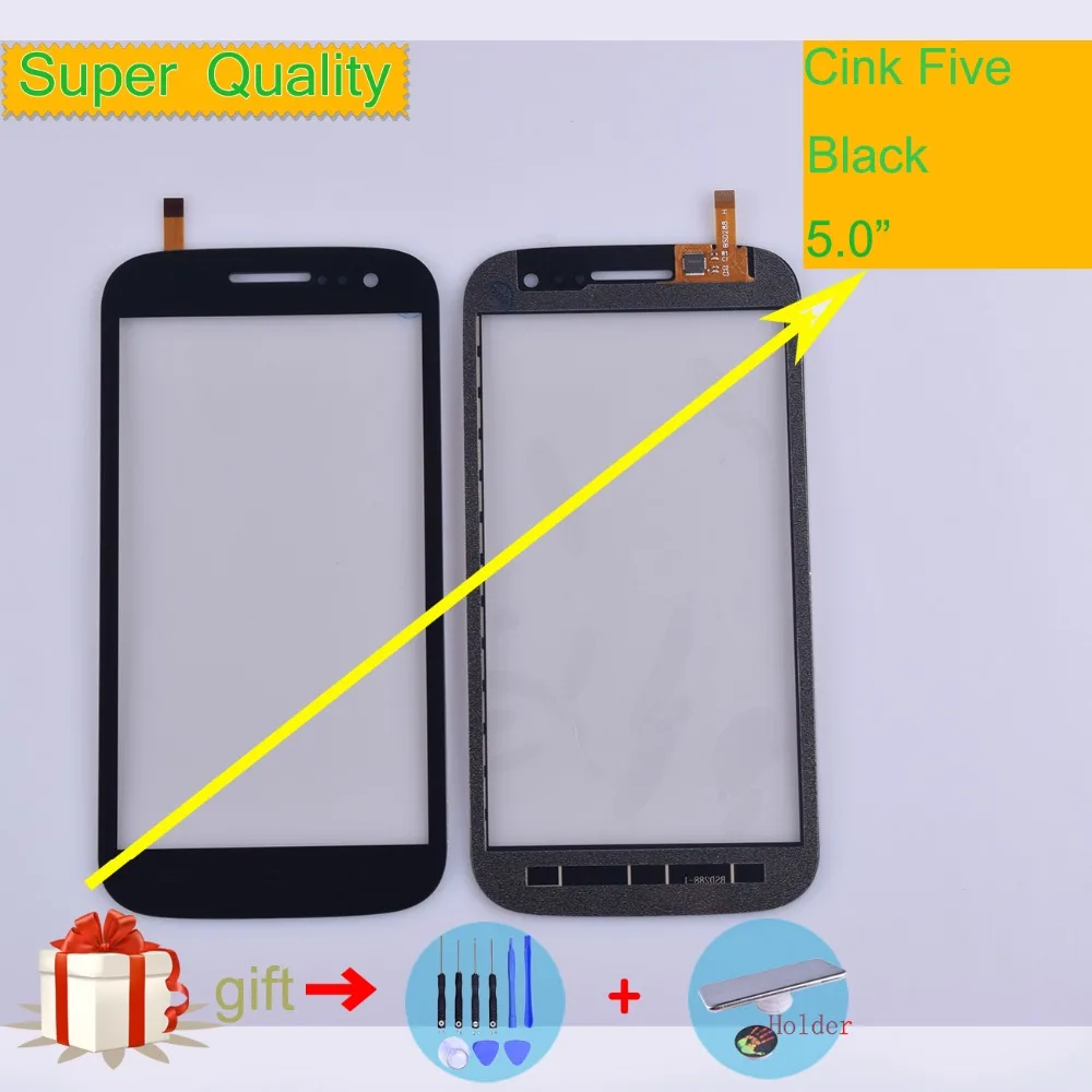 For Wiko Cink Five Touch Screen Panel Sensor Digitizer Front Outer Glass Touchscreen Cink Five Touch Panel Replacement Black
For Wiko Cink Five Touch Screen Panel Sensor Digitizer Front Outer Glass Touchscreen Cink Five Touch Panel Replacement Black