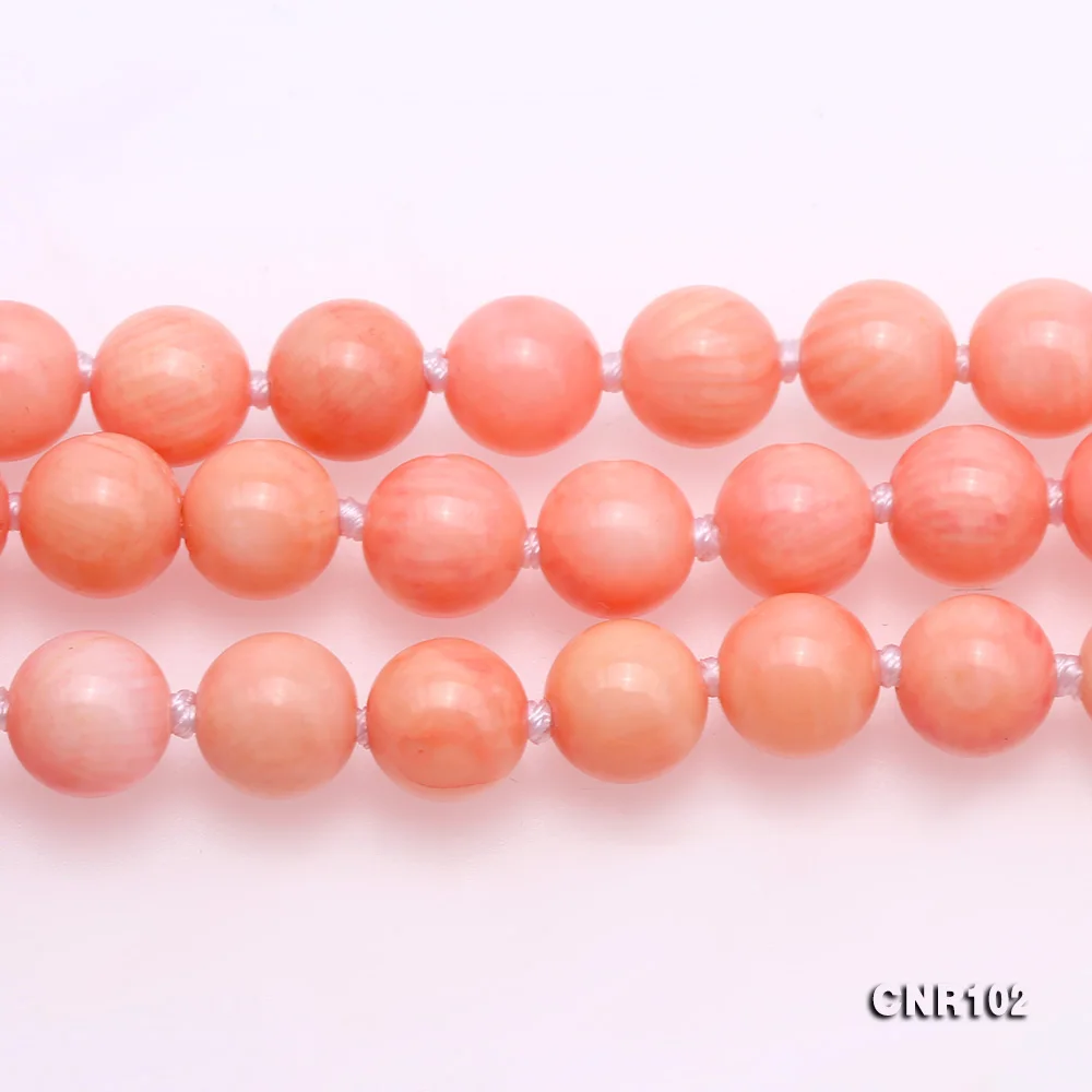 YX Elegant 3 Rows 8mm Round Pink Coral Necklace Elegant Gemstone Jewelry For Mother gift 18-20" Handmade
YX Elegant 3 Rows 8mm Round Pink Coral Necklace Elegant Gemstone Jewelry For Mother gift 18-20" Handmade