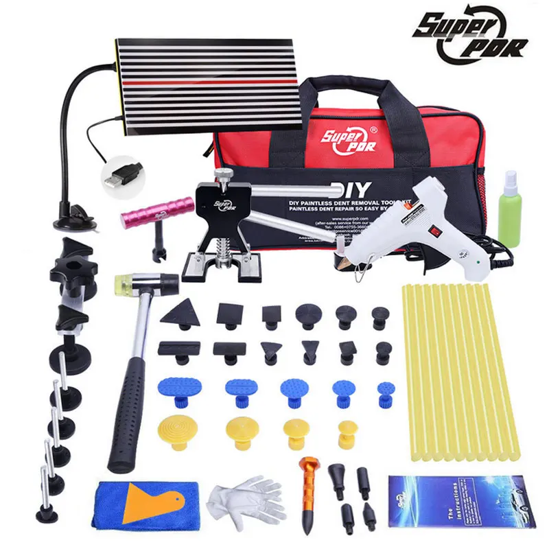 Super PDR LED Line Board Dent Reflector Lamp Dent Lifter Rubber Hammer Glue Gun 10 Pcs Glue sticksDent Repair Tools
Super PDR LED Line Board Dent Reflector Lamp Dent Lifter Rubber Hammer Glue Gun 10 Pcs Glue sticksDent Repair Tools