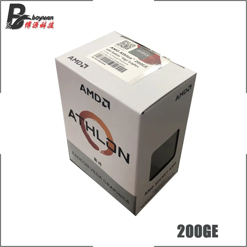 Двухъядерный процессор AMD Athlon 200GE X2 3 2 ГГц четырехъядерный L2 = 1 м L3 4 35 Вт YD200GC6M2OFB
