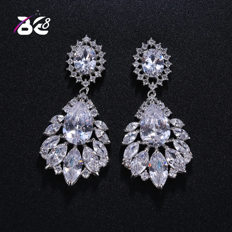 Be 8 Brand Lovely CZ Water Drop Earring Jewelry Earrings, Bridal Crystal Wedding Earrings for Brides E410
Be 8 Brand Lovely CZ Water Drop Earring Jewelry Earrings, Bridal Crystal Wedding Earrings for Brides E410