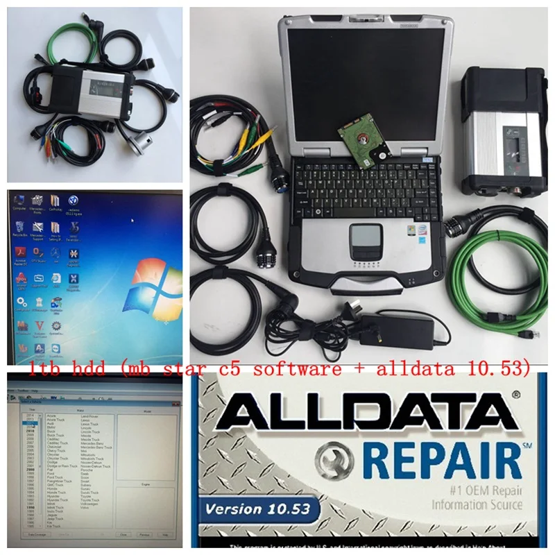 Newest 2020.12 MB star C5 for panasonic cf30 military laptop MB Star Diagnostic Tool software 1tb HDD with alldata software
Newest 2020.12 MB star C5 for panasonic cf30 military laptop MB Star Diagnostic Tool software 1tb HDD with alldata software