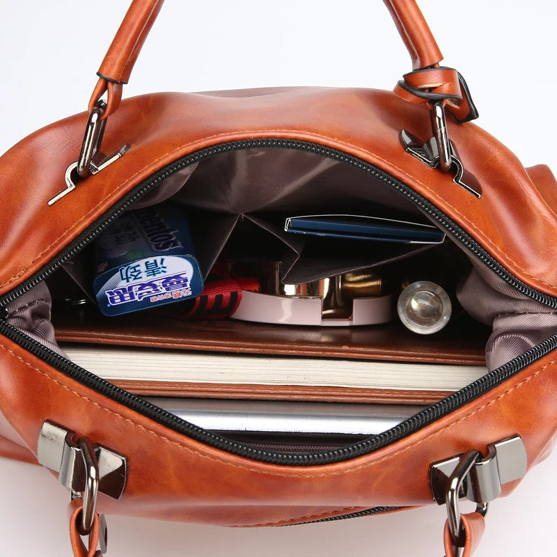 2019 Women Leather Boston Handbags Large Shoulder Fashion Style Leather Bags Large Big Tote Zipper Hand Bag Messenger Bags
2019 Women Leather Boston Handbags Large Shoulder Fashion Style Leather Bags Large Big Tote Zipper Hand Bag Messenger Bags