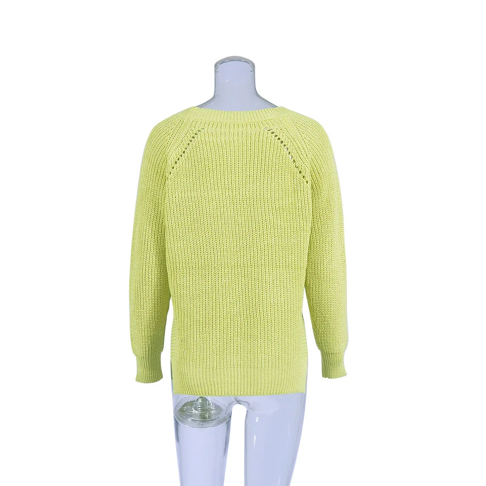 2019 autumn winter Tops For Female Casual Solid Colour knitting sweaters split loose Pullover Sweter Mujer Streetwear
2019 autumn winter Tops For Female Casual Solid Colour knitting sweaters split loose Pullover Sweter Mujer Streetwear