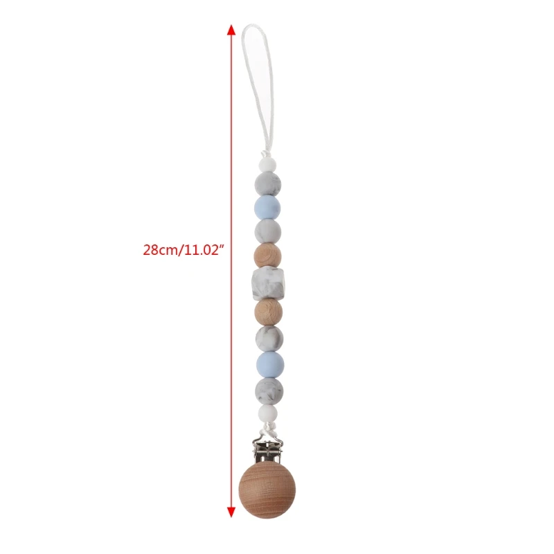 Baby Soother Clips Silicone and Beech Wood Pacifier Clips Chain Newborn Chew Toy anti-lost stroller chain
Baby Soother Clips Silicone and Beech Wood Pacifier Clips Chain Newborn Chew Toy anti-lost stroller chain