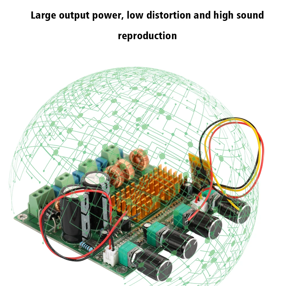 Anti-reverse BT Digital Class D HIFI Power Amplifier Board Supper Bass Module
Anti-reverse BT Digital Class D HIFI Power Amplifier Board Supper Bass Module